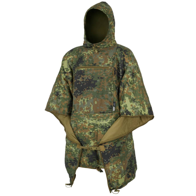 Poncho Helikon Swagman Roll Climashield Apex - Flecktarn