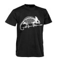 Koszulka Helikon Kameleon Szkielet T-Shirt - Czarna