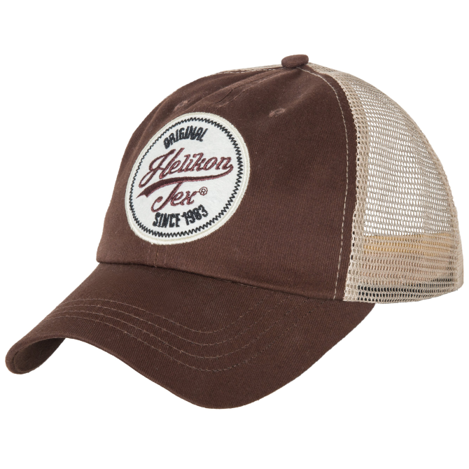 Czapka Bejsbolówka Helikon Trucker Cap - Mud Brown/Biały