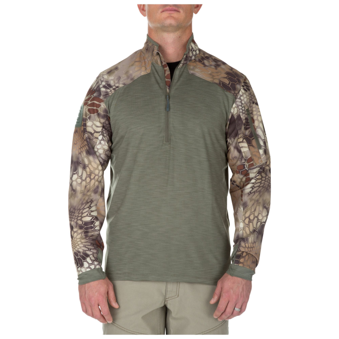 Bluza 5.11 Rapid Half Zip Shirt - Kryptek Highlander (72444-WS)