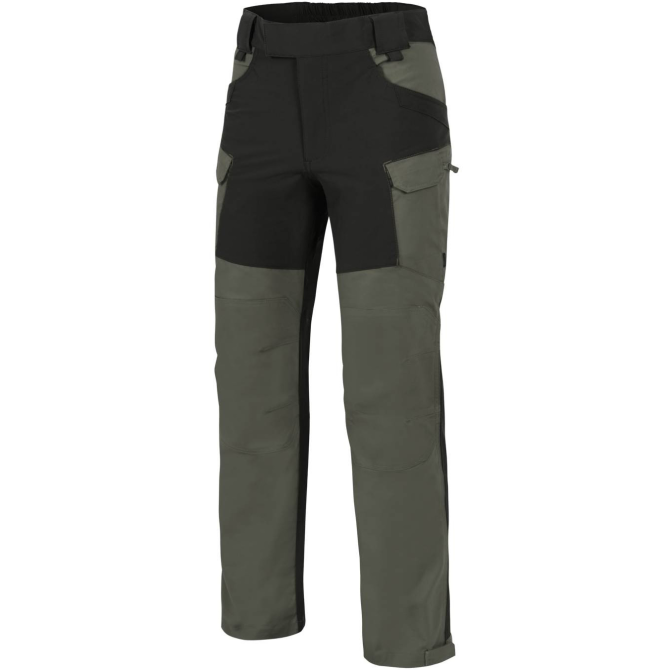 Spodnie Helikon Hybrid Outback Pants - Taiga Green/Czarne