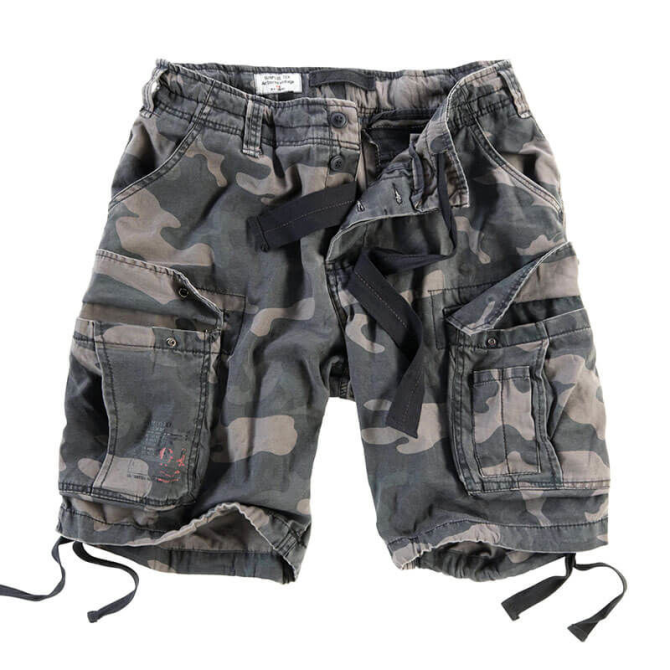 Spodenki Surplus Airborne Vintage Short - Black Camo