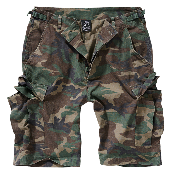 Spodenki Brandit BDU Ripstop Shorts - Woodland (2019-10)