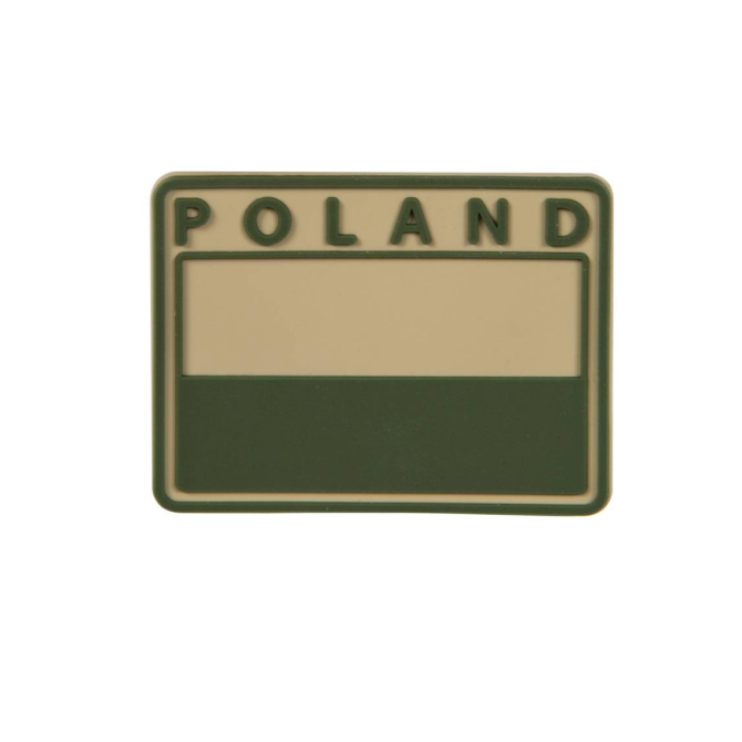 Flaga Polska Helikon PVC Gaszona - Khaki