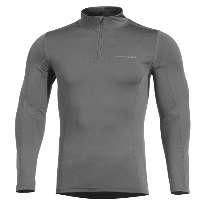 Koszulka Termoaktywna Pentagon Pindos Half Zip - Wolf Grey (K11013-08WG)