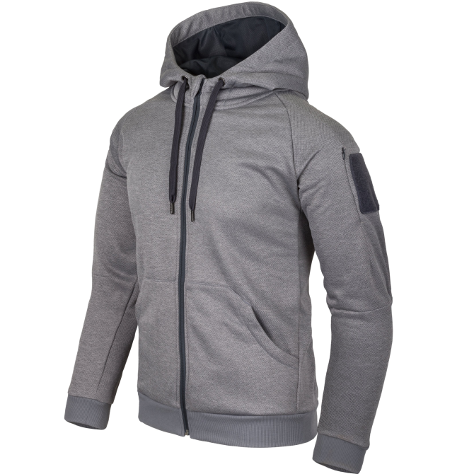 Bluza Helikon Urban Tactical Hoodie (FullZip) - Melange Grey