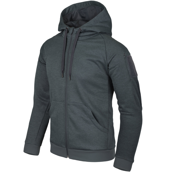 Bluza Helikon Urban Tactical Hoodie (FullZip) - Melange Black-Grey