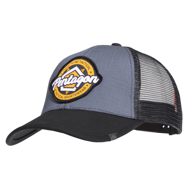 Czapka Bejsbolówka Pentagon Era Trucker Cap - Logo - Wolf Grey