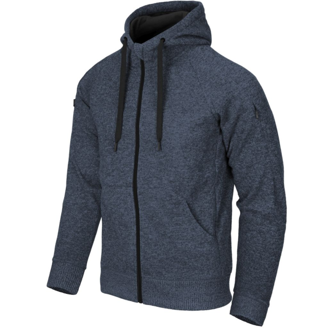 Bluza Helikon Covert Tactical Hoodie (FullZip) - Melange Blue