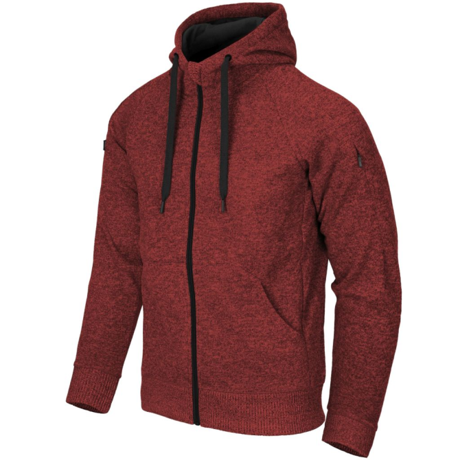 Bluza Helikon Covert Tactical Hoodie (FullZip) - Melange Red