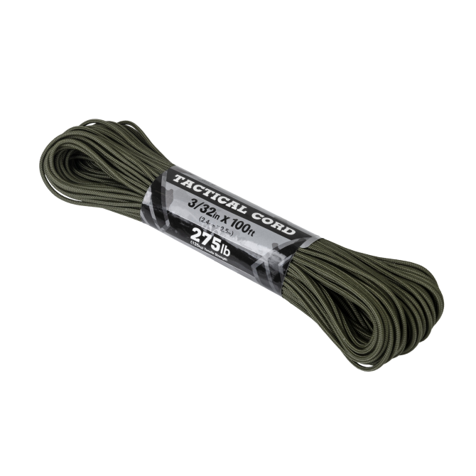 Linka Atwood Tactical 275 Cord 2.4 mm (100ft) - Olive Drab