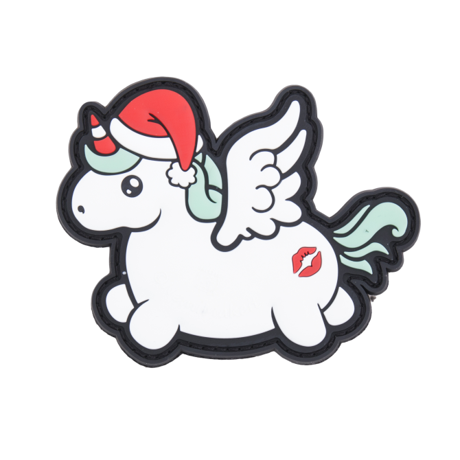 Naszywka JTG 3D Rubber Patch - Christmas Unicorn