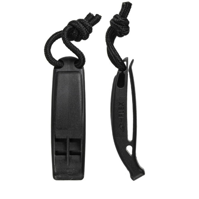 Gwizdek Mil-Tec Signal Whistle Tactical Molle - Czarny (16328602)