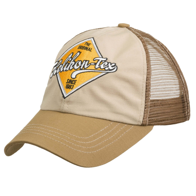 Czapka Bejsbolówka Helikon Trucker Cap - Beżowa / Brązowa