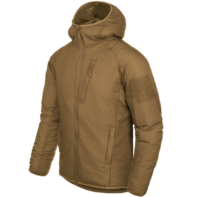 Kurtka Helikon Wolfhound Hoodie - Climashield Apex - Coyote