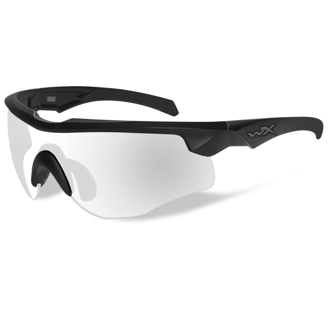 Okulary Balistyczne Wiley X Rogue COMM - Black Frame - Clear (2853)