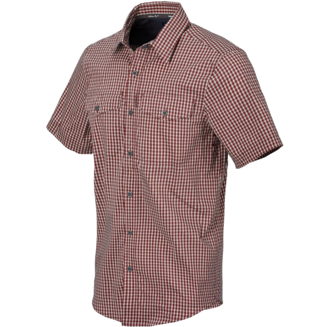 Koszula Helikon Covert Concealed Carry Shirt SS - Dirt Red Checkered