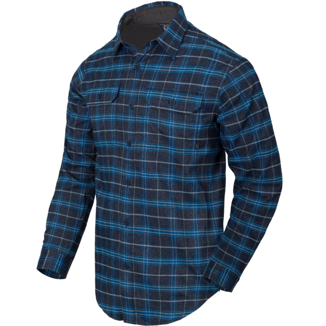 Koszula Helikon Greyman Shirt - Blue Stonework Plaid