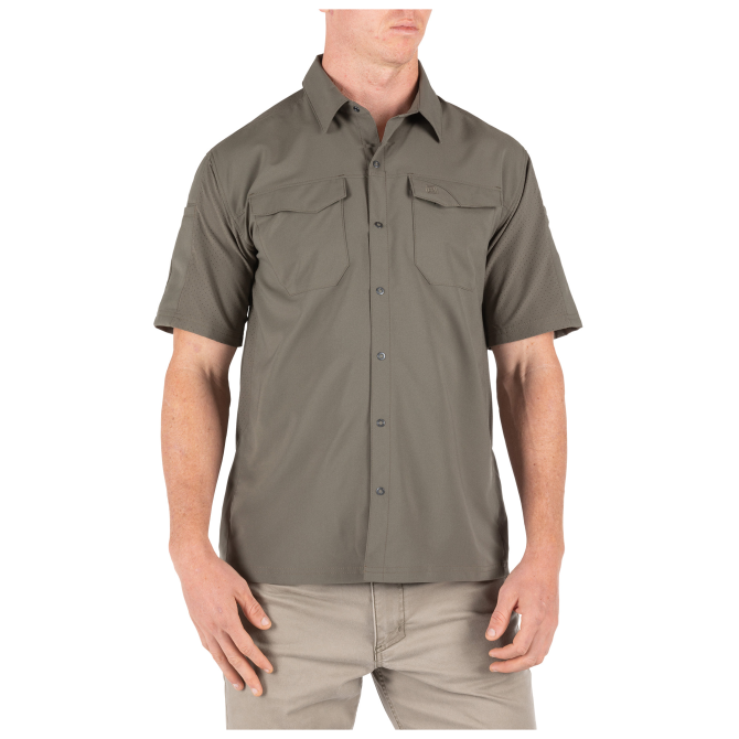 Koszula Taktyczna 5.11 Freedom Flex Shirt - Krótki Rękaw - Ranger Green (71340-186)