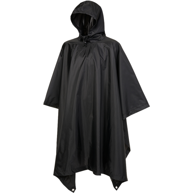 Poncho Przeciwdeszczowe Brandit Ripstop Poncho - Czarne (3169-2)