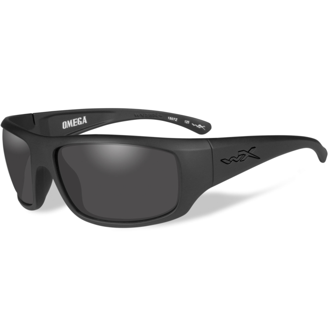 Okulary Balistyczne Wiley X Black OPS Omega - Black Frame - Smoke Grey (ACOME01)