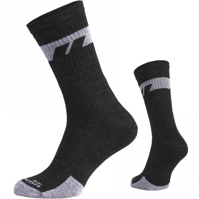 Skarpety Pentagon Alpine Merino Medium Socks - Czarne (EL14016-01)