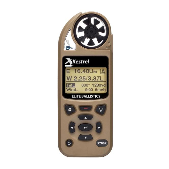 Stacja Pogodowa Kestrel 5700X Bluetooth LINK - Applied Ballistics - Tan