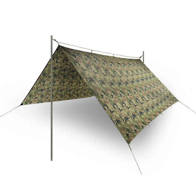 Płachta Biwakowa Helikon Supertarp - PL Woodland