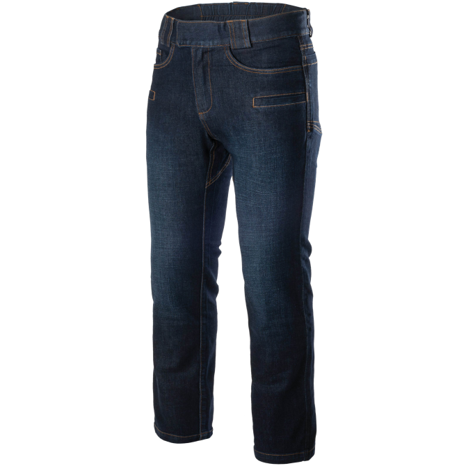 Spodnie Helikon Greyman Tactical Jeans Slim - Denim Mid - Dark Blue