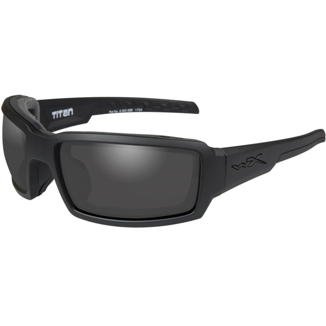 Okulary Balistyczne Wiley X Black OPS Titan - Black Frame - Smoke (CCTTN01)