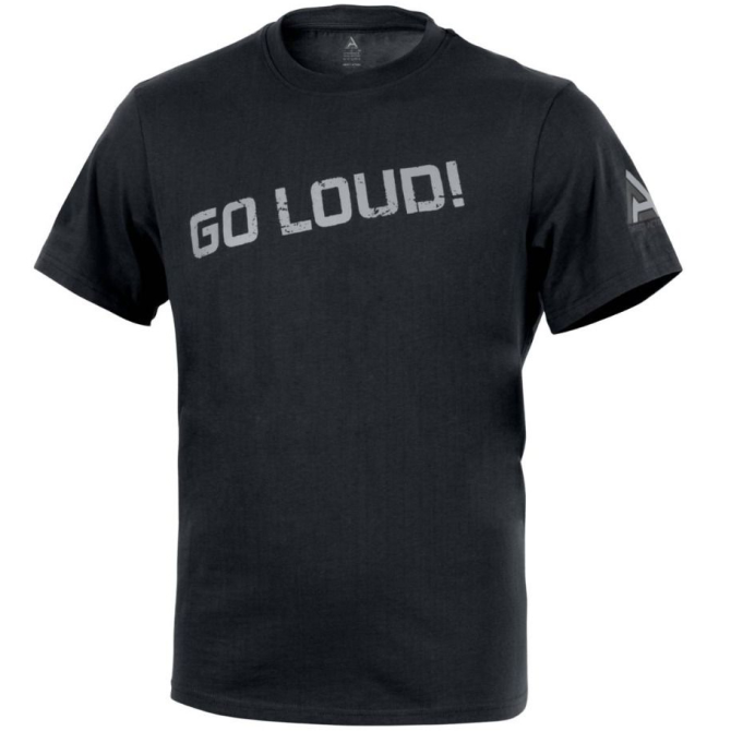 Koszulka Direct Action Go Loud Logo T-Shirt v.3 - Czarna