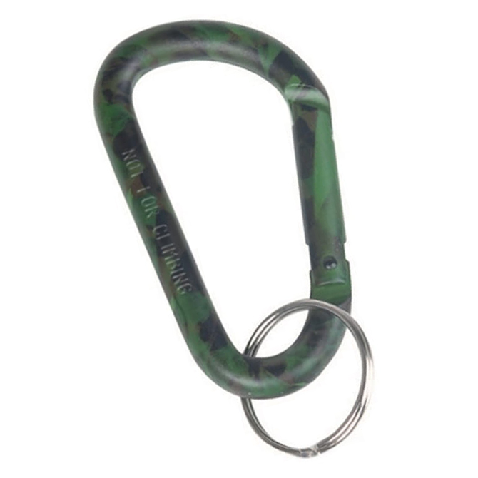 Karabińczyk Mil-Tec Camo Aluminum Carabiner - 80 mm (15923080)