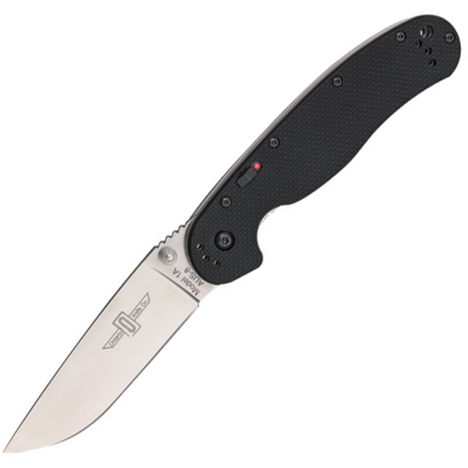 Nóż Ontario RAT-1 Assisted Opener Folder Satin Plain - 8870