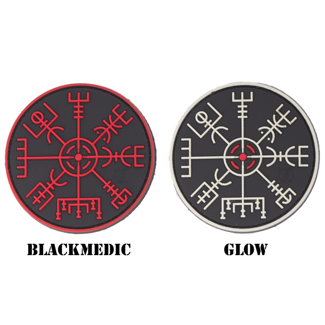 Naszywka JTG 3D Rubber Patch - Naszywka JTG 3D Rubber Patch - Vegvisir Viking Compass