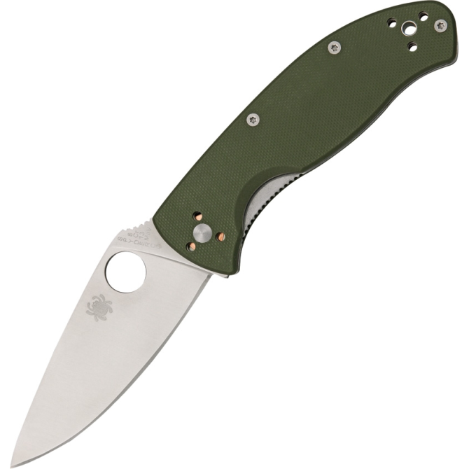 Nóż Spyderco Tenacious Green G10 Plain Edge (C122GPGR)