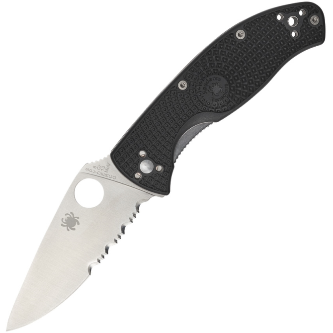 Nóż Spyderco Tenacious FRN Combo Edge (C122PSBK)