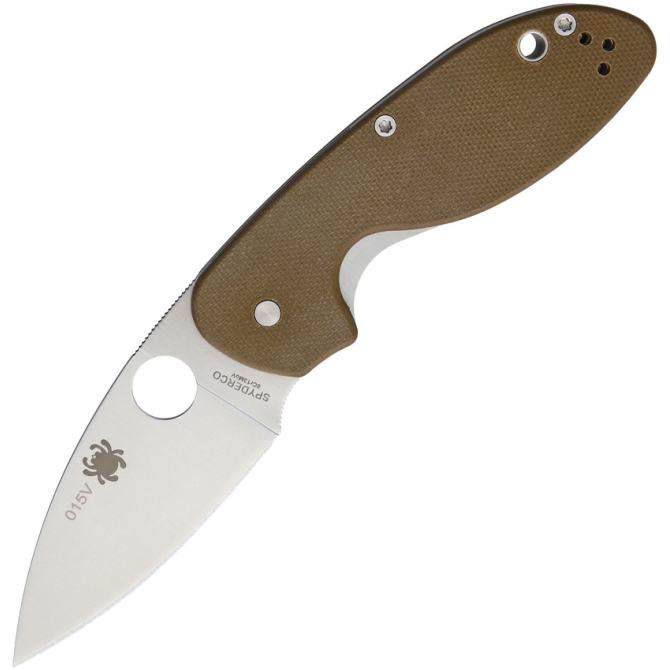 Nóż Spyderco Efficient Brown G10 Plain Edge (C216GPBN)