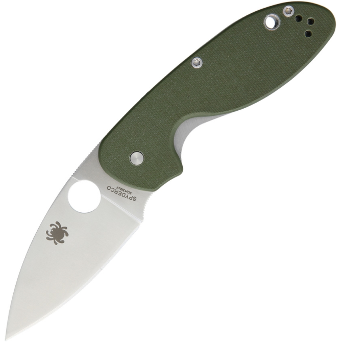 Nóż Spyderco Efficient Green G10 Plain Edge (C216GPGR)