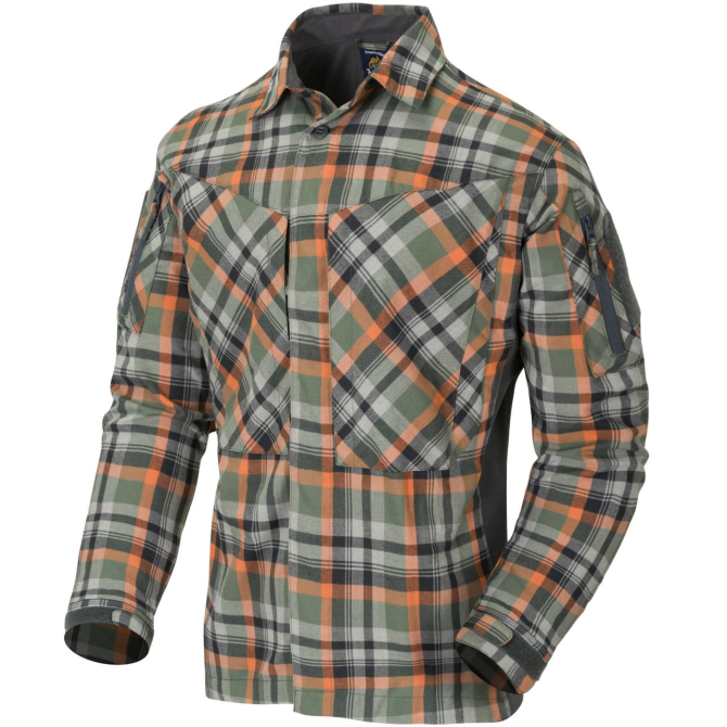 Koszula Helikon MBDU Flannel Shirt - Timber Olive Plaid