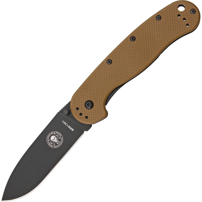 Nóż Składany ESEE Avispa Coyote Handle Black Blade (BRK1301CBB)