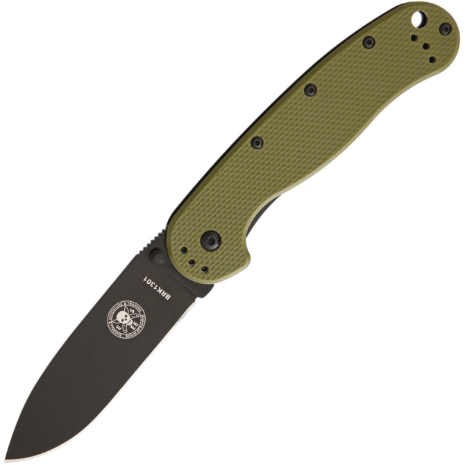 Nóż Składany ESEE Avispa Olive Drab Handle Black Blade (BRK1301ODB)