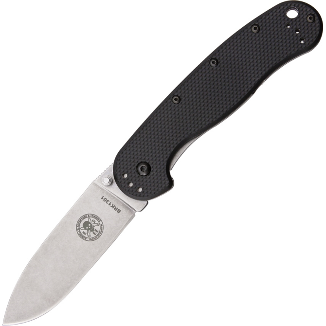 Nóż Składany ESEE Avispa D2 Black Handle Stonewash Blade (BRK1302)