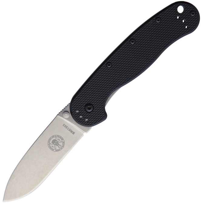 Nóż Składany ESEE Avispa SK5 Black Handle Stonewash Blade (BRK1303)