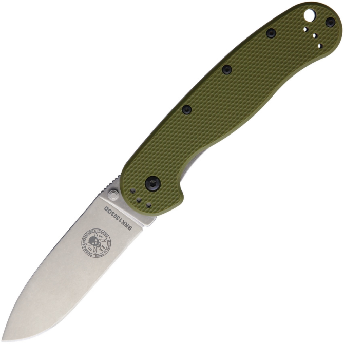 Nóż Składany ESEE Avispa SK5 Olive Drab Handle Stonewash Blade (BRK1303OD)