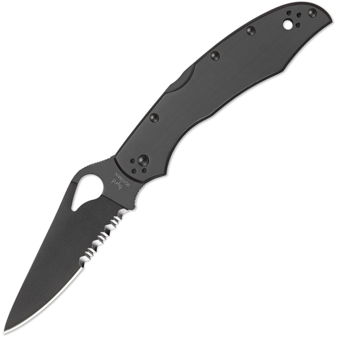 Nóż Spyderco Byrd Cara Cara 2 Steel PS - Black (BY03BKPS2)