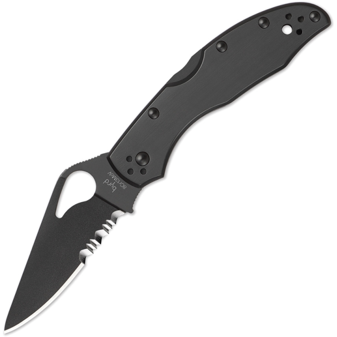 Nóż Spyderco Byrd Meadowlark 2 Steel PS - Black (BY04BKPS2)