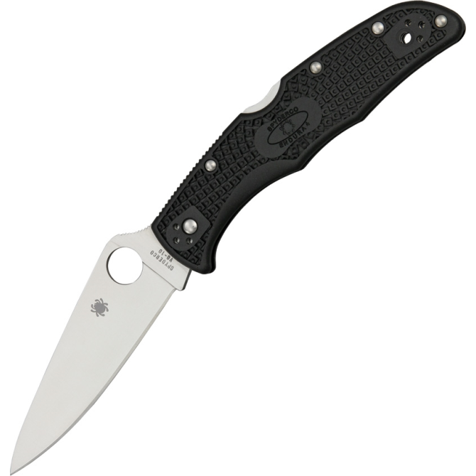 Nóż Spyderco Endura 4 FRN Full Flat - Black (C10FPBK)