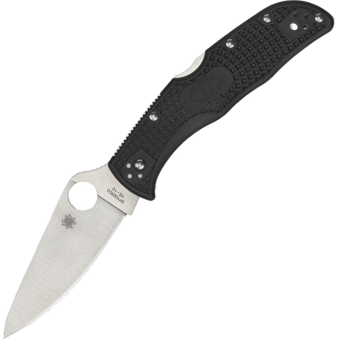 Nóż Spyderco Endela FRN Full Flat - Black (C243PBK)