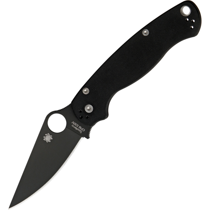 Nóż Spyderco Para Military 2 Black Blade - Black (C81GPBK2)