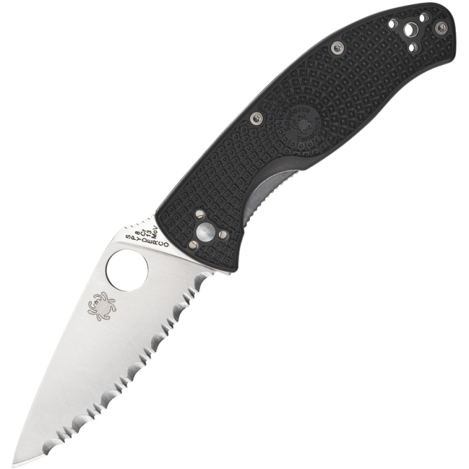 Nóż Spyderco Tenacious FRN Serrated Edge (C122SBK)